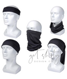 Face shield- gaiter style