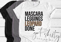 Mascara, Leggings, Leopard