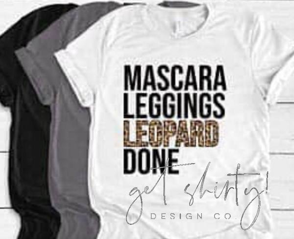 Mascara leggings leopard done